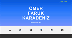 Desktop Screenshot of farukkaradeniz.com