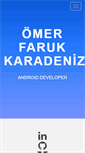 Mobile Screenshot of farukkaradeniz.com